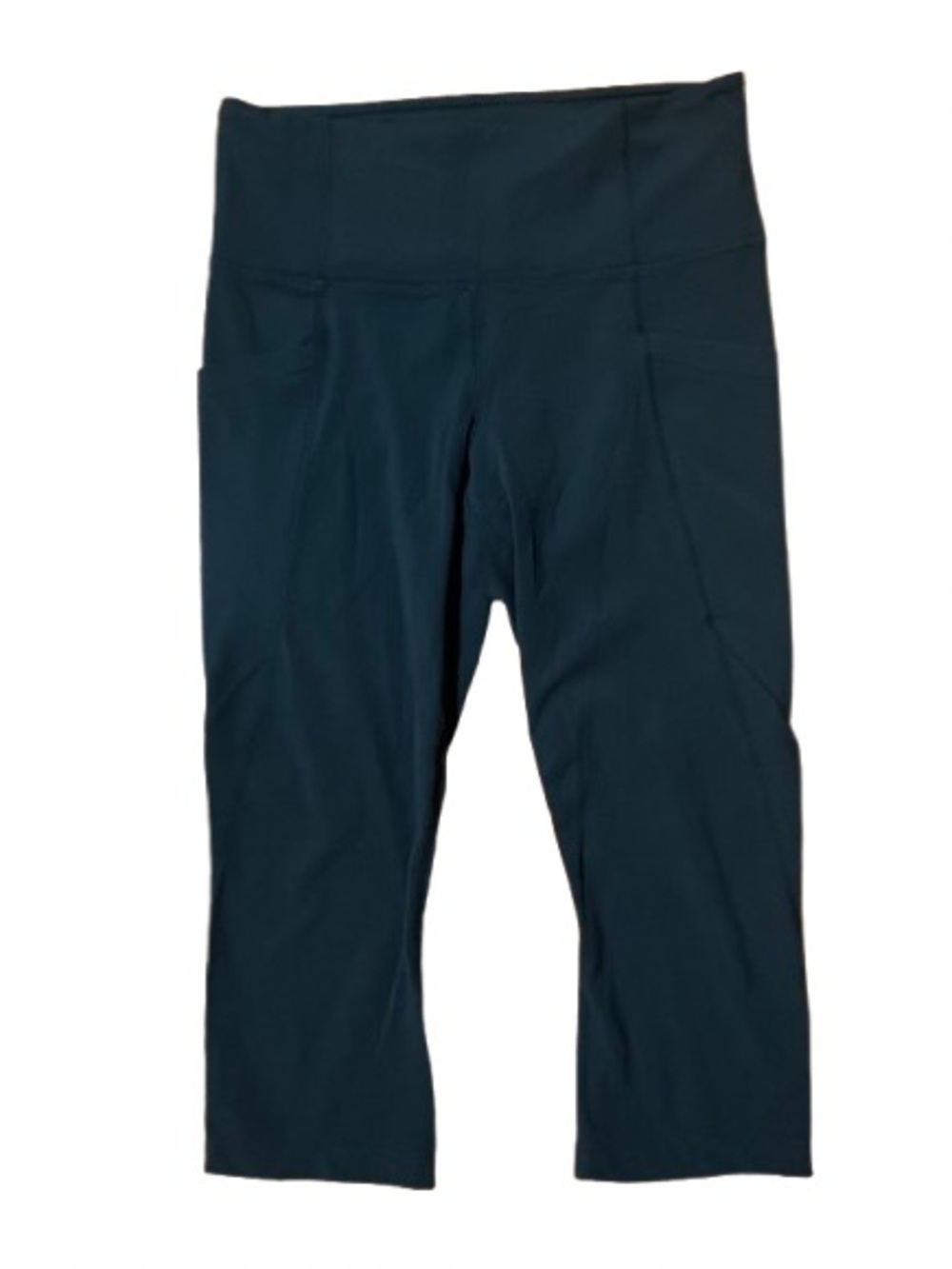 Athleta Cropped Athletic Leggings - Deep Teal Size Small